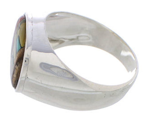 Native American Design Multicolor Jewelry Ring Size 11-1/2 PX42335